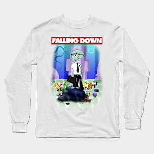 Squidward Falling Down Long Sleeve T-Shirt